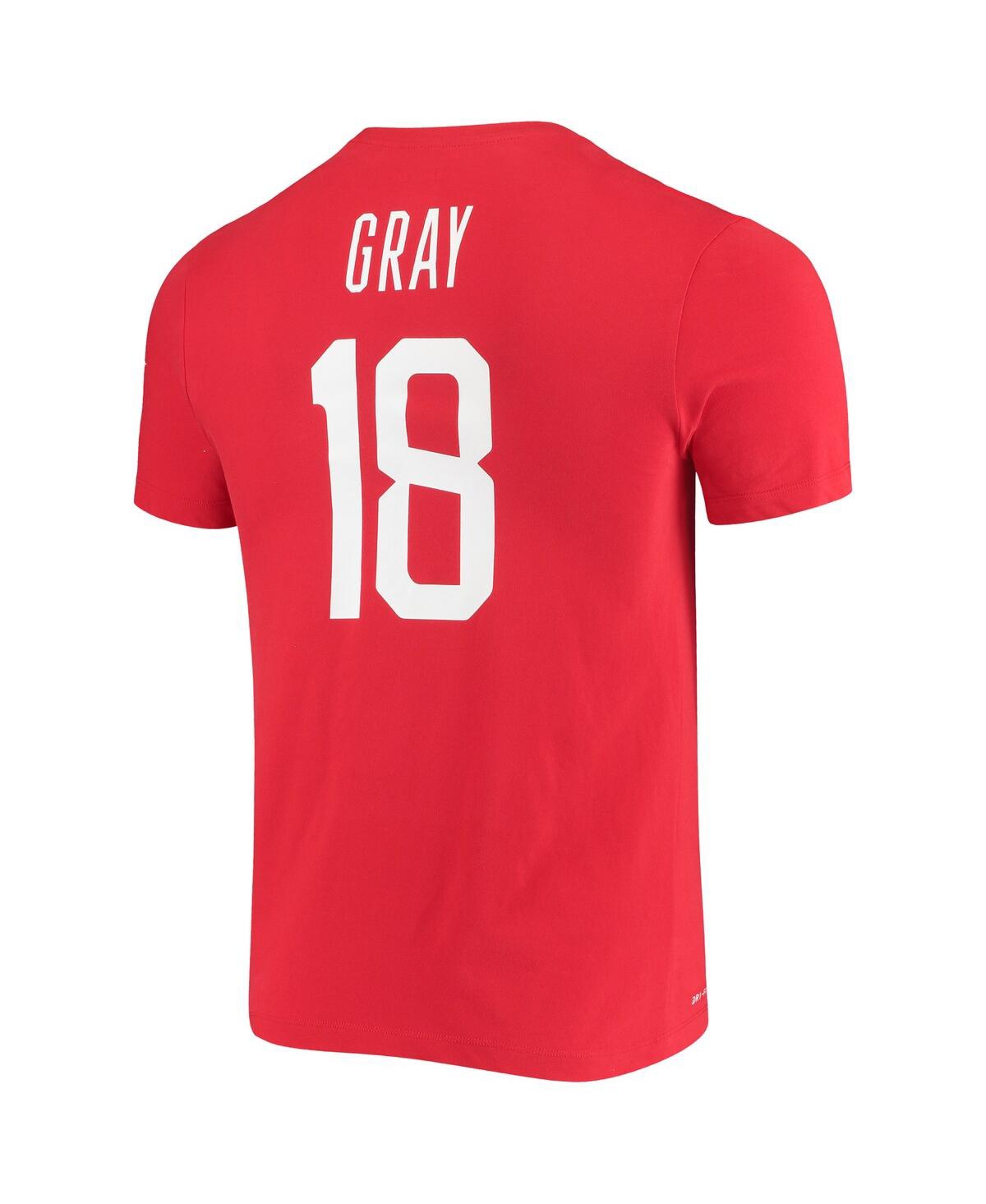 Shop Nike Women's  Chelsea Gray Usa Basketball Red Name And Number Performance T-shirt