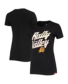 Women's Heathered Black Phoenix Suns Rally the Valley Davis T-shirt