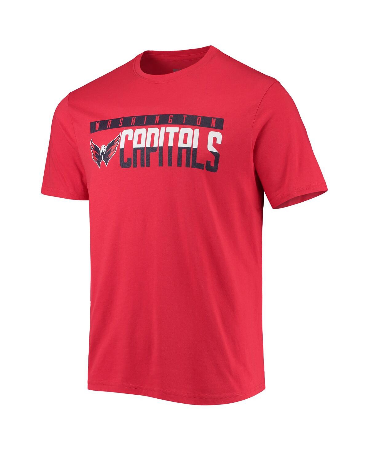 Shop Levelwear Men's  Red Washington Capitals Richmond Wordmark T-shirt