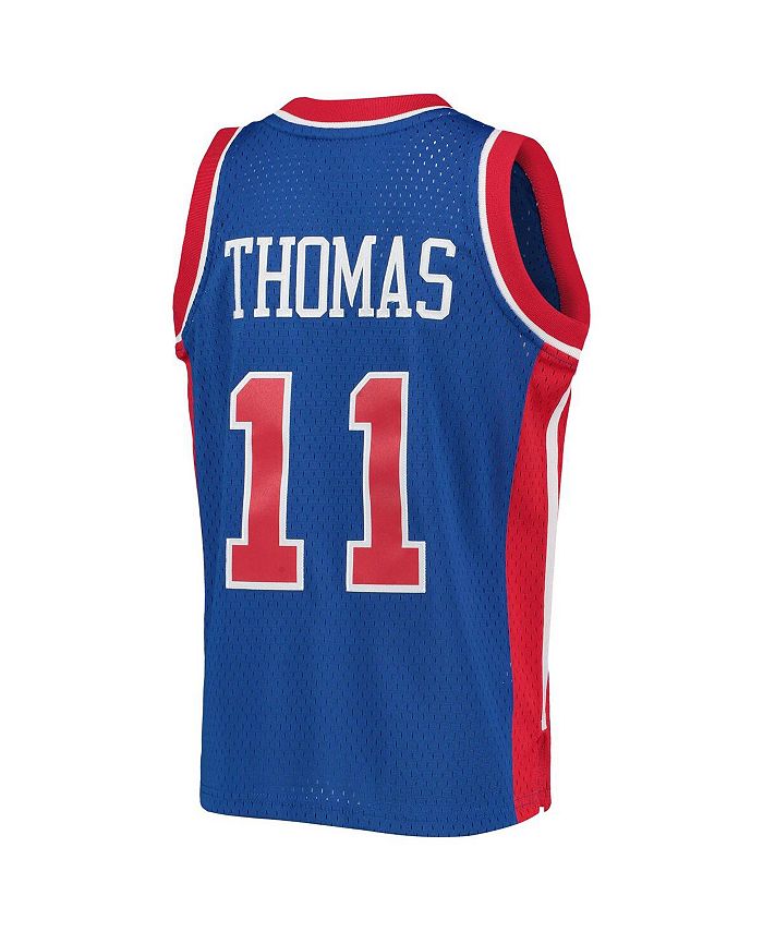 Mitchell & Ness Big Boys Isaiah Thomas Blue Detroit Pistons 1988-89