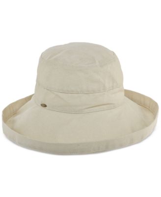 Cotton Big Brim With Inner Drawstring