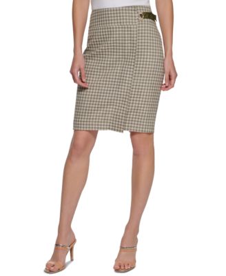 dkny plaid skirt