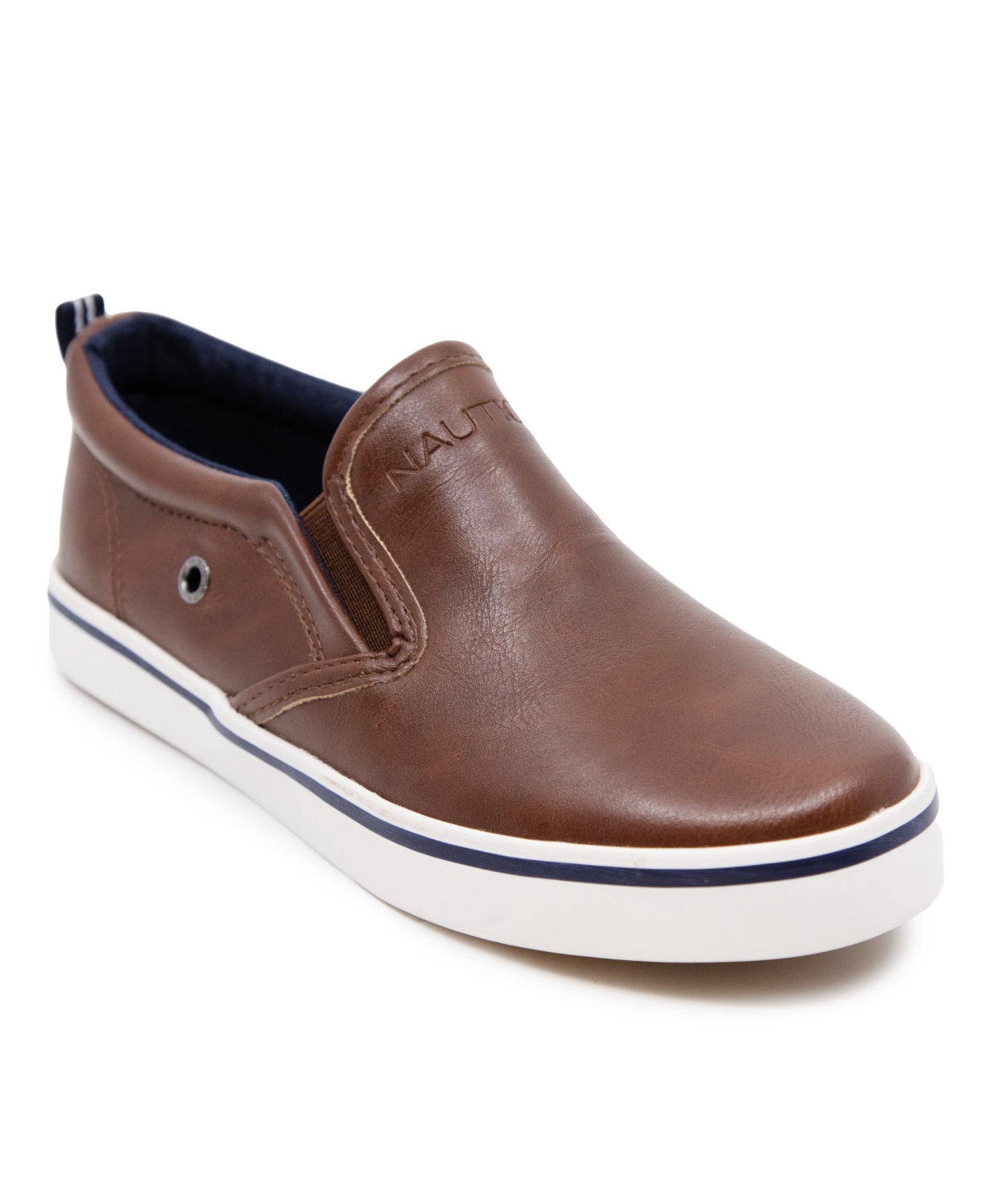 Nautica Big Boys Akeley Casual Shoes In Brown