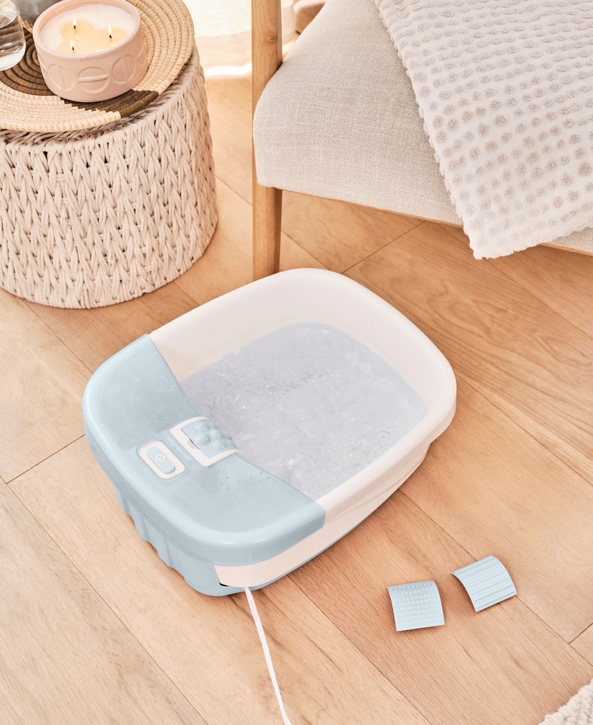 Homedics Fb-50 Foot Bath, Bubble Bliss In Blue
