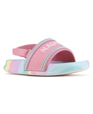 Toddler and Little Girls Luz Slide Sandals
