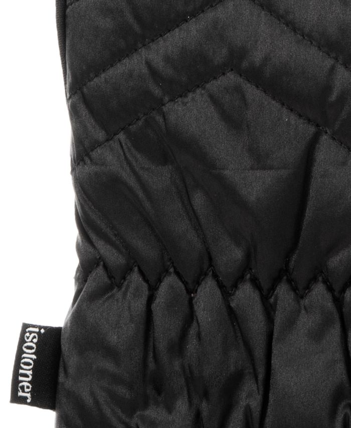Isotoner Signature Women's Insulated Water Repellent Quilted Gloves