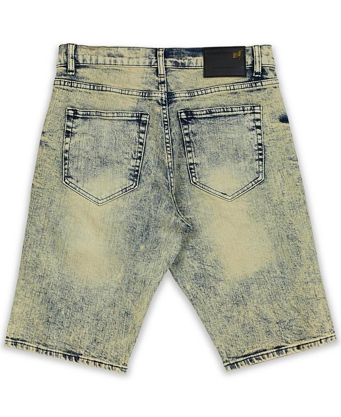 Reason Men's Dazed Denim Shorts - Macy's