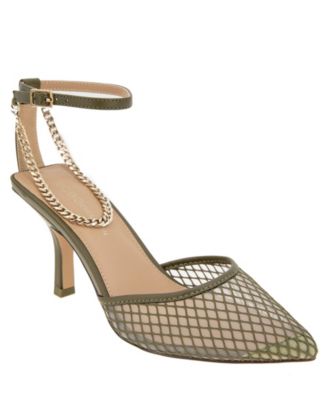 helena mesh lace pump