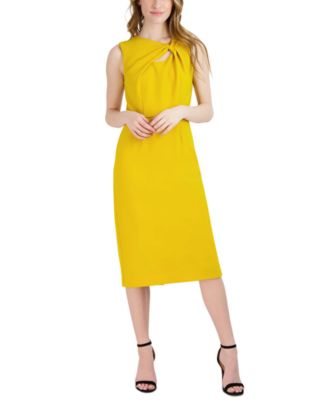 Donna Ricco - Women's Knotted Sheath Dress