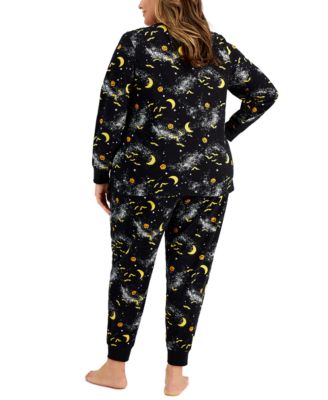 Family Pajamas Matching Women's Plus Size Halloween Spooky Night Family ...