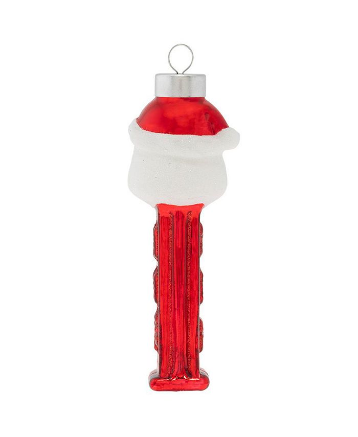 Kat + Annie Santa Pez Dispenser Glass Ornaments Macy's
