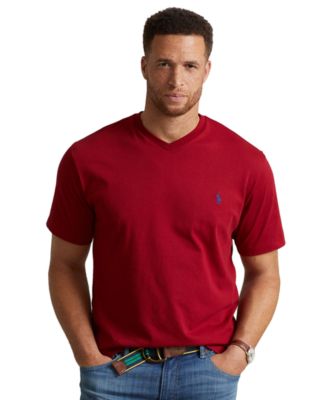 Polo Ralph Lauren - Men's Big & Tall Jersey V-Neck T-Shirt