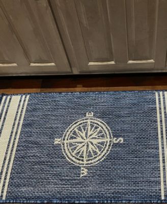 Lr Home Shoreline Srl81871 Area Rug In Blue