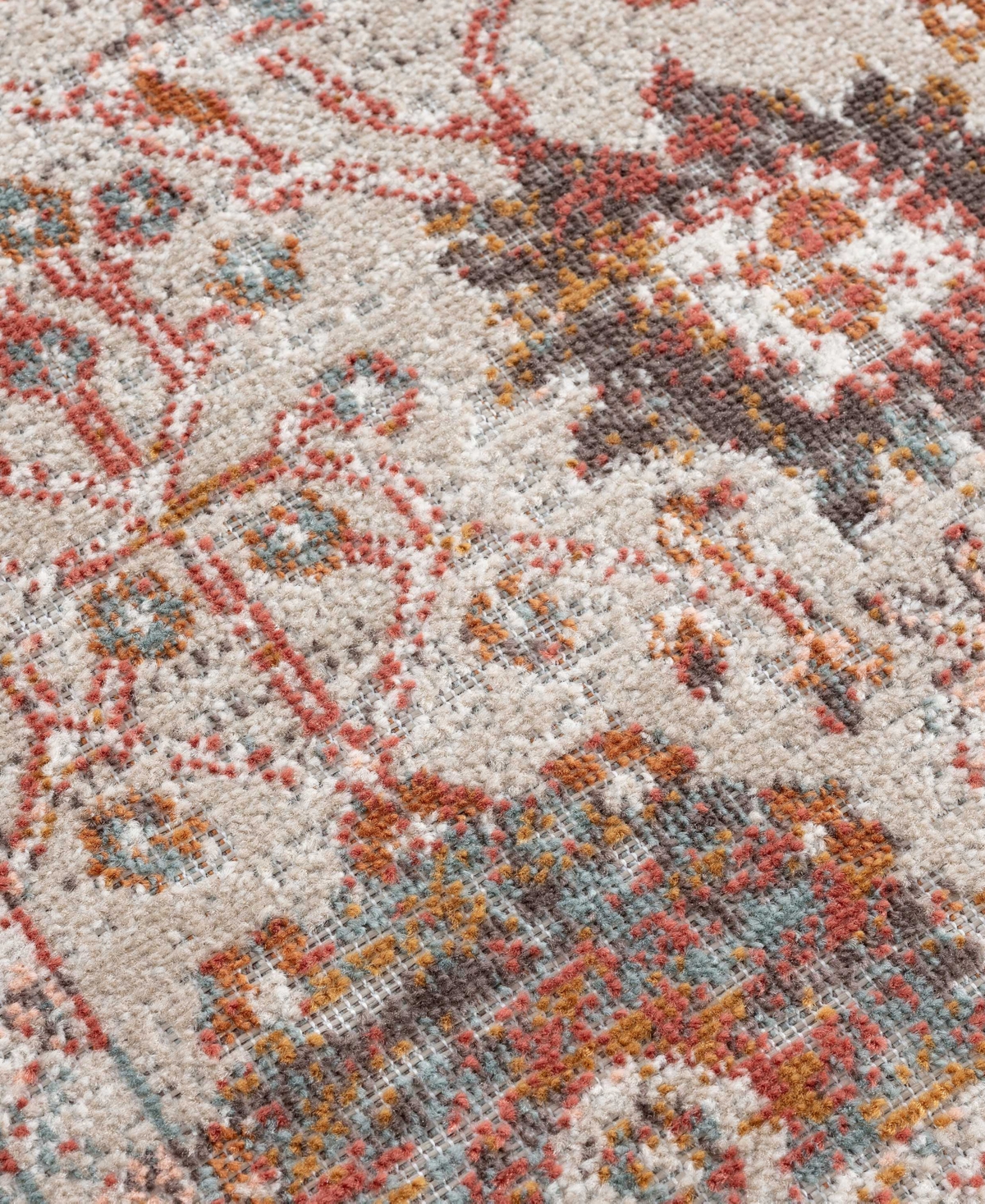 Lr Home Heirloom HRL8145A Outdoor Area Rug - Red