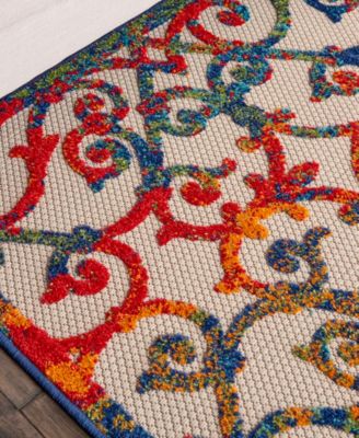 Aloha ALH21 3'6" x 5'6" Outdoor Area Rug