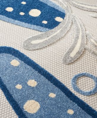 Aloha ALH24 7'10" x 7'10" Round Outdoor Area Rug