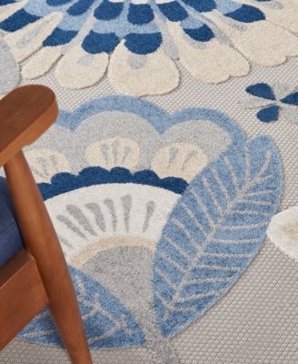 Aloha ALH25 7'10" x 10'6" Outdoor Area Rug