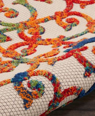 Aloha ALH21 4' x 4' Round Outdoor Area Rug