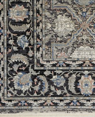 Nourison Home Starry Nights Stn10 Area Rug In Gray,navy