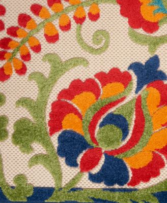 Aloha ALH17 3' x 5' Outdoor Area Rug