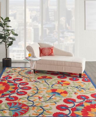 Aloha ALH20 7'10" x 10'6" Outdoor Area Rug