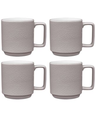 Colortex Stone Stax Mugs, Set of 4