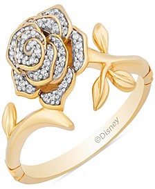 Diamond Rose Belle Ring (1/8 ct. t.w.) in 10k Gold