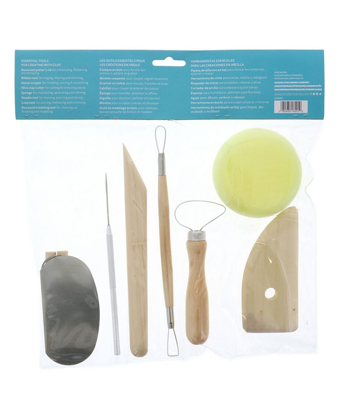 Art Alternatives Pottery Tool Kit Set, 8 Piece Macy's