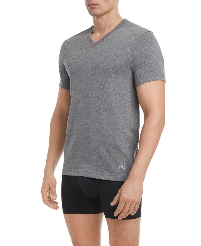 2(x)ist Men's Performance Cotton V- Neck Undershirt, Pack of 3 ...