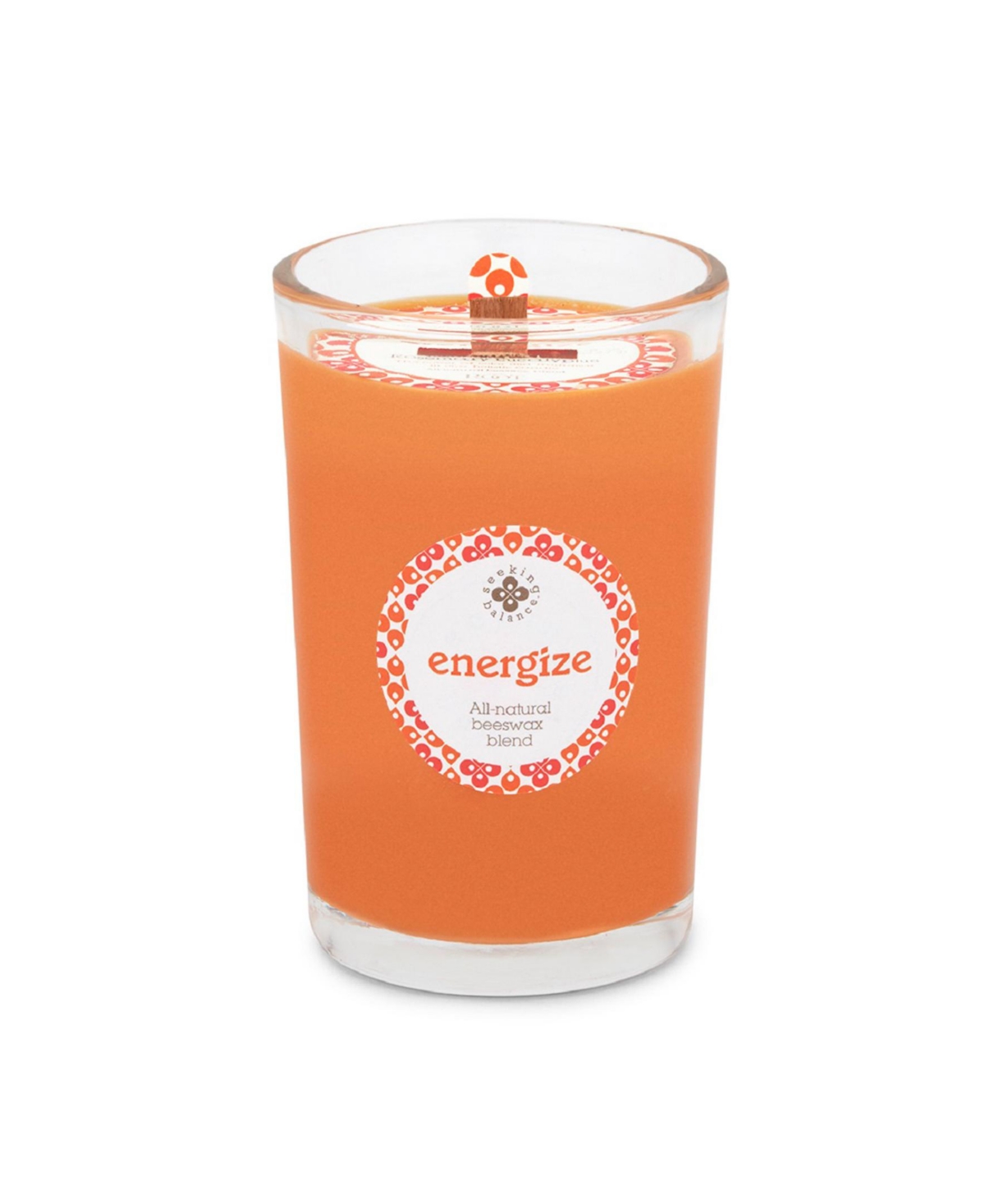Seeking Balance Energize Rosemary Eucalyptus Spa Jar Candle, 8 oz - Orange