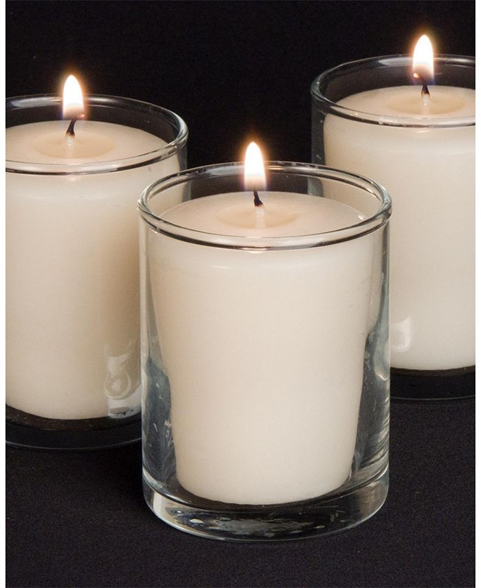 ROOT CANDLES Votive Japanese Cedar wood 20 Hour Candles Set, 18 Piece Macy's