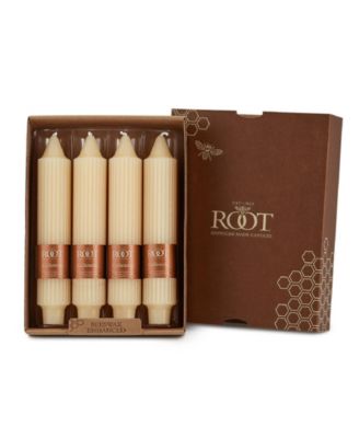 Grecian Collenette 7" Taper Candle Set, 4 Piece