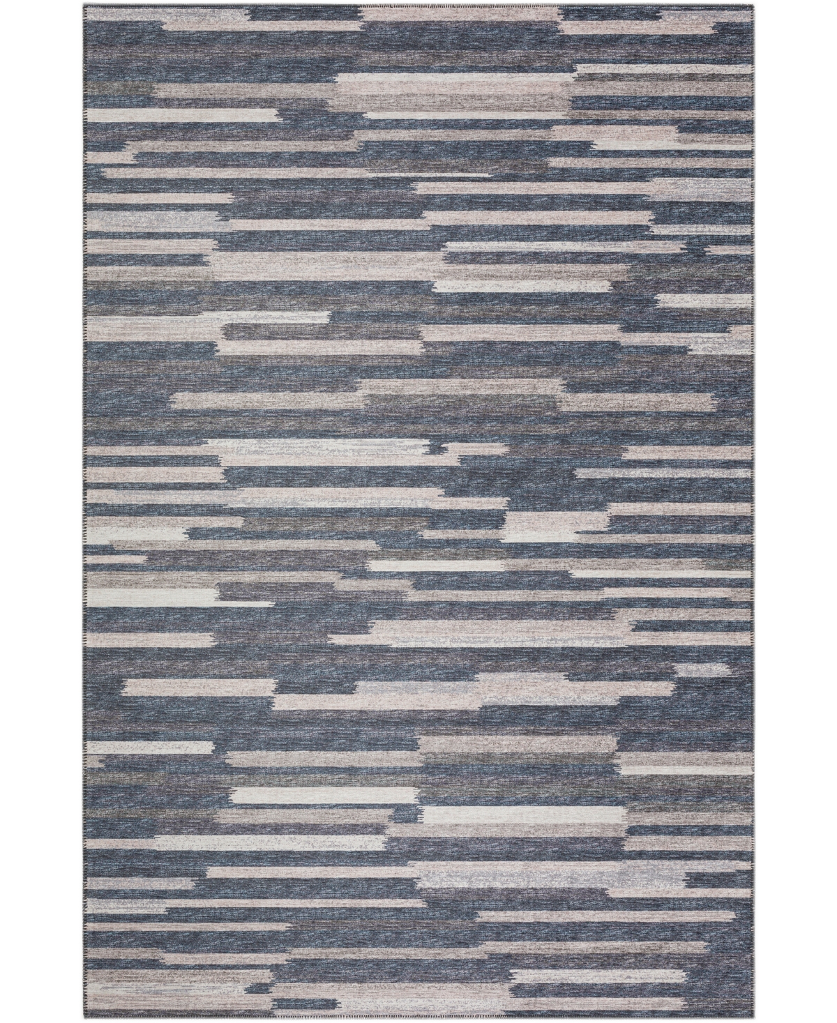 D Style Buttes BTS8 5' x 7'6in Area Rug - Slate
