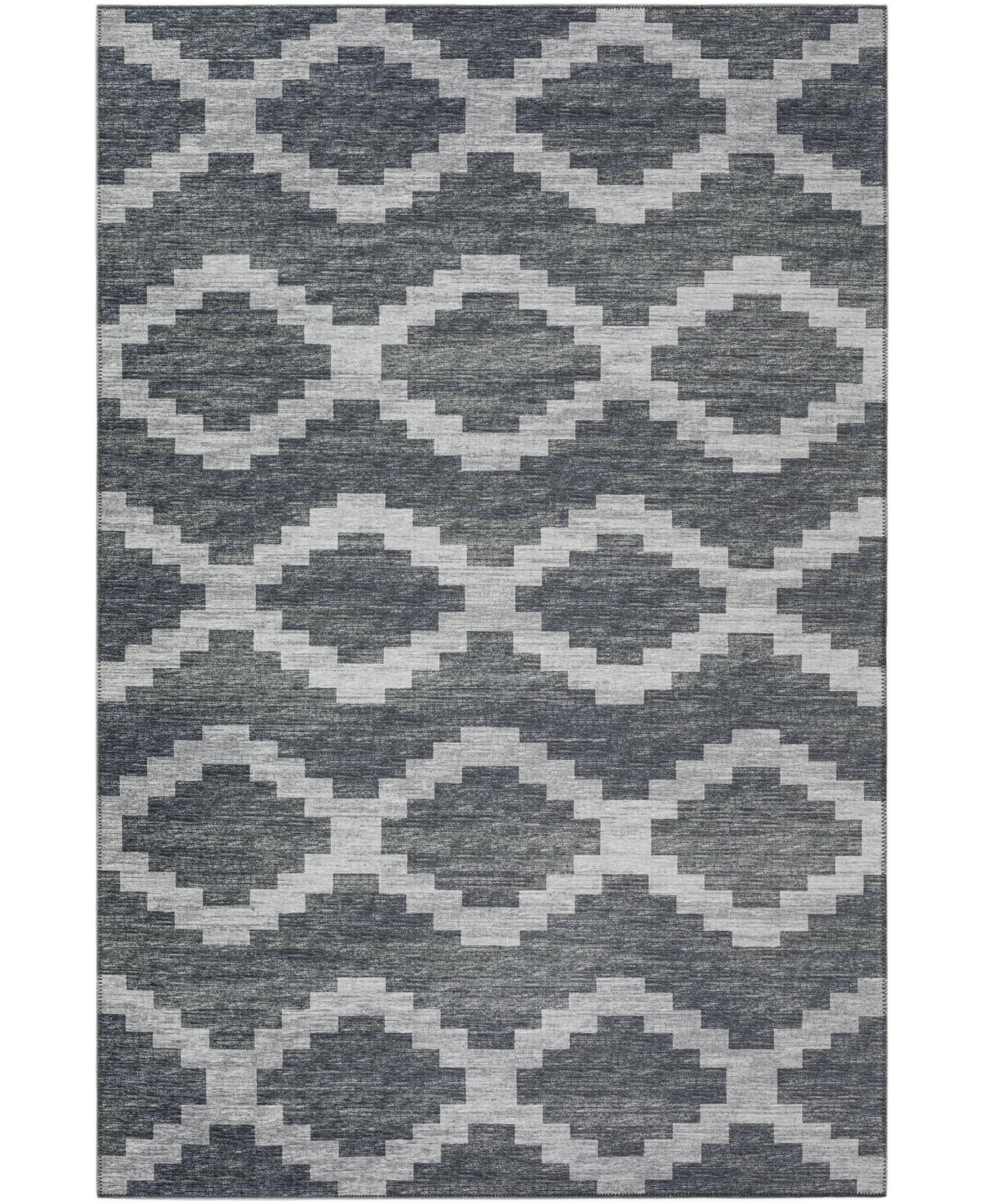 D Style Buttes BTS9 8' x 10' Area Rug - Midnight