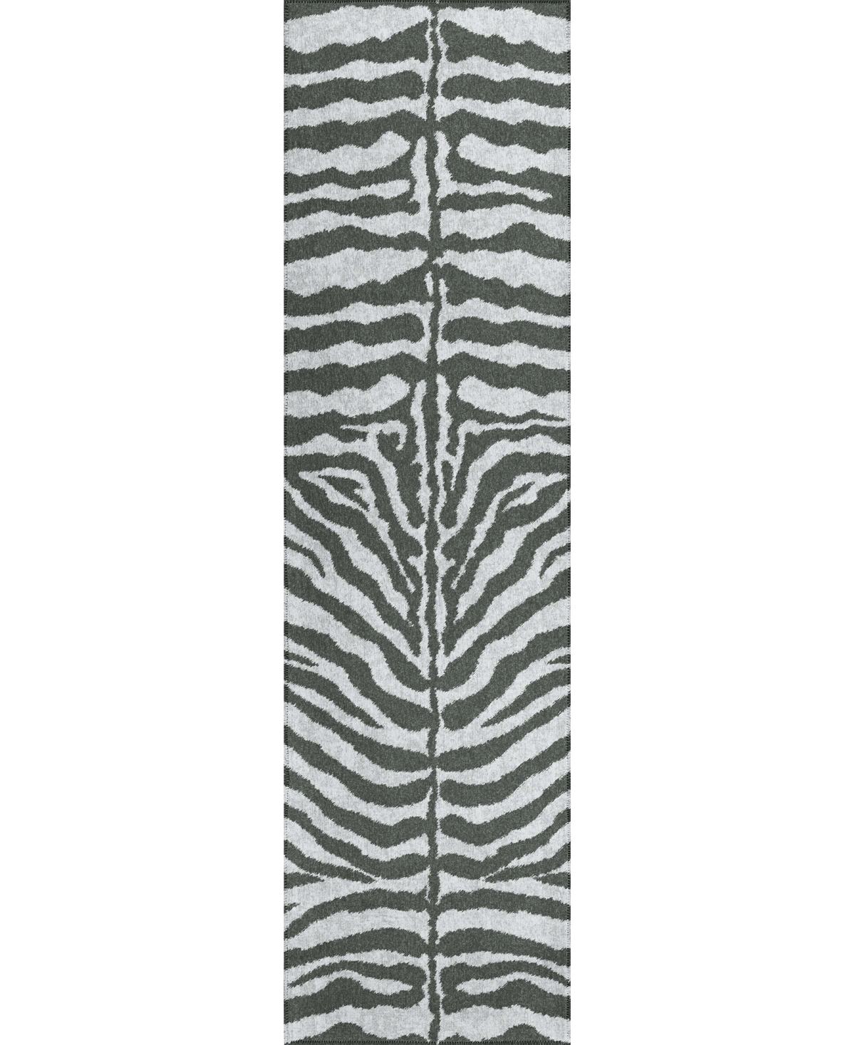 D Style Mali Ml1 2'3" X 7'6" Runner Area Rug In Onyx