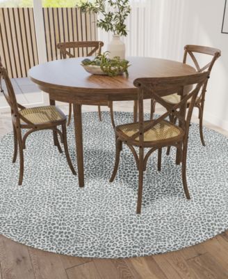 Mali Washable ML2 8' x 8' Round Area Rug