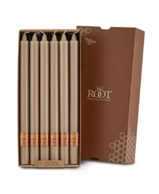 Arista 12 Taper Candle Set 12 Piece - Taupe 85$