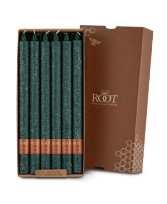 Arista Timberline 12 Taper Candle Set 12 Piece - Dark Green 114$