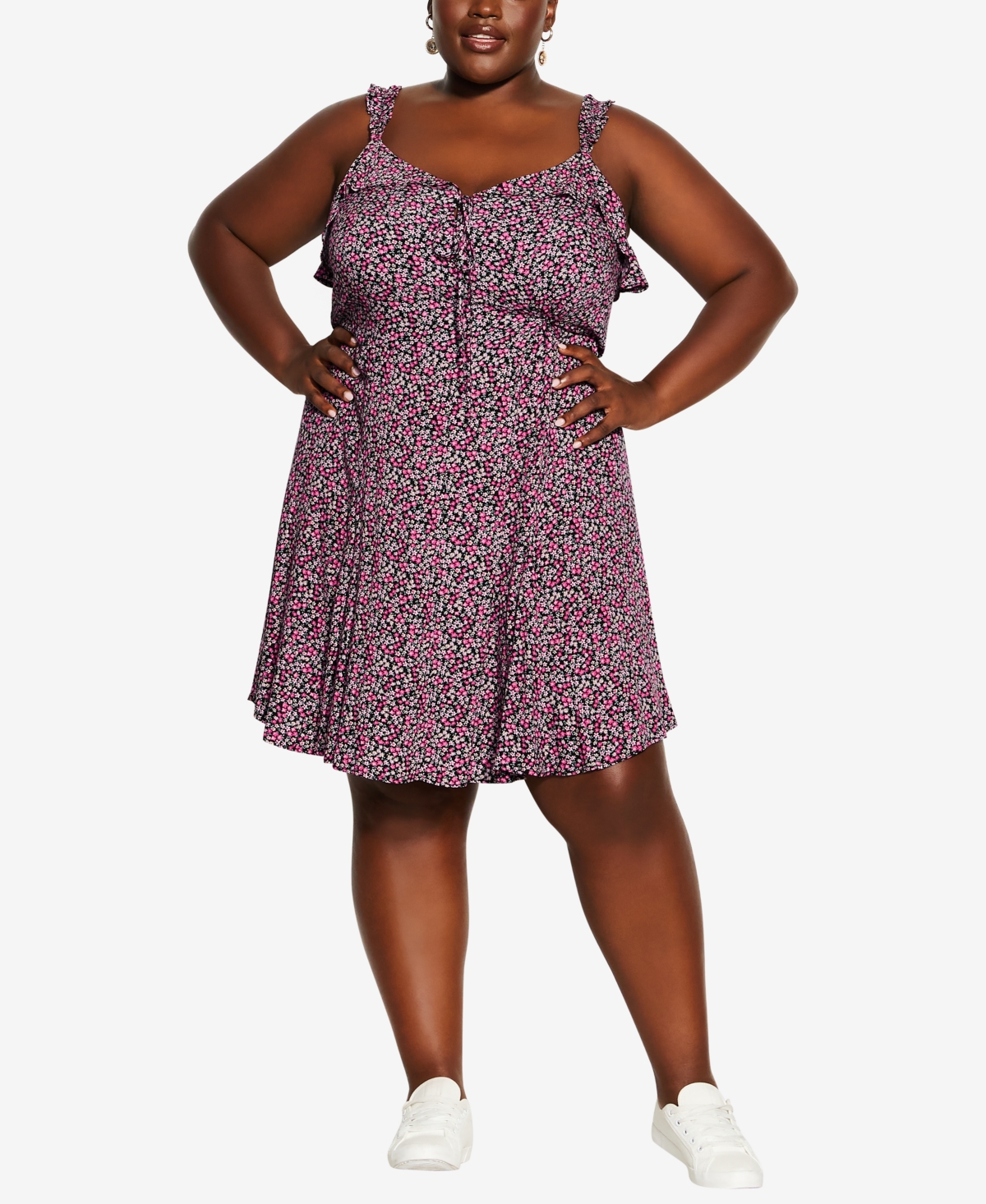 City chic trendy plus size top