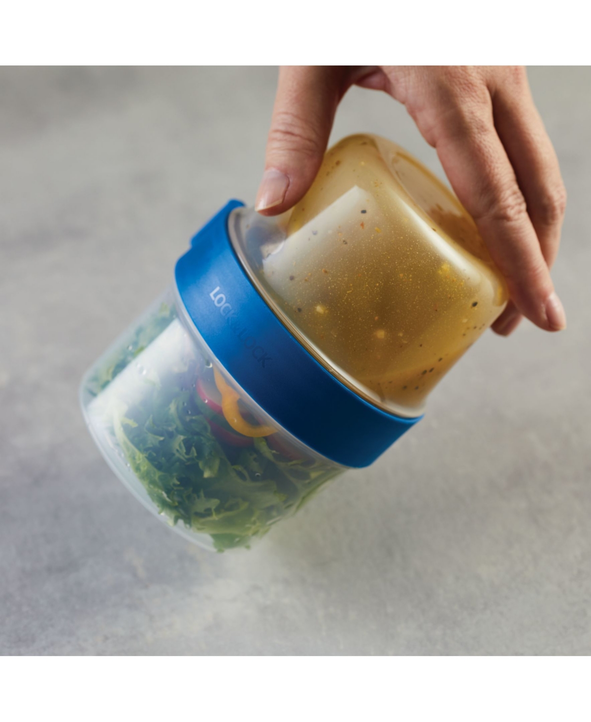Lock n Lock Easy Essentials Twist Two Way Food Storage Container Set, 12-Piece,- Clear