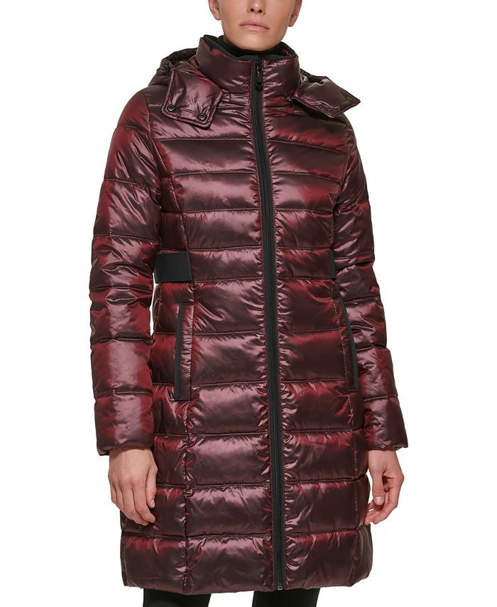 geboren cent Floreren Calvin Klein Women's Shine Hooded Packable Puffer Coat & Reviews - Coats &  Jackets - Women - Macy's