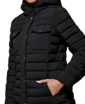 Hooded Packable Puffer Coat 