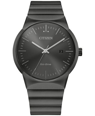 Citizen - Men's Modern Axiom Gray-Tone Stainless Steel Bracelet Watch 40mm