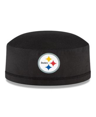 Men's Black Pittsburgh Steelers NFL Training Skully Cap