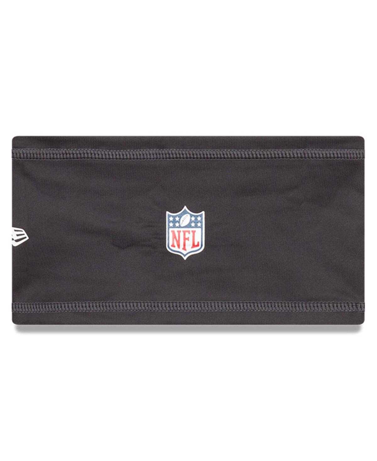 New Era Graphite Cleveland Browns Coolera Official Training Camp Headband In Graphite