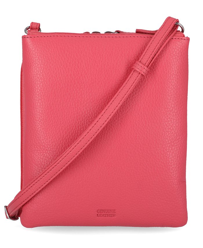 Giani Bernini TripleZip Pebble Leather Dasher Crossbody, Created for