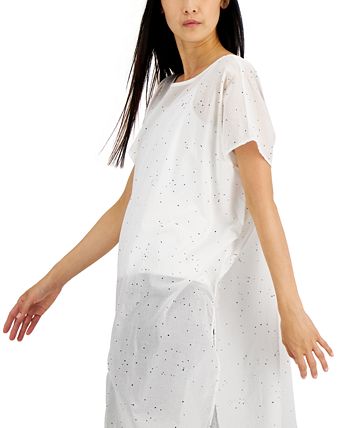 Eileen fisher dot print dress top