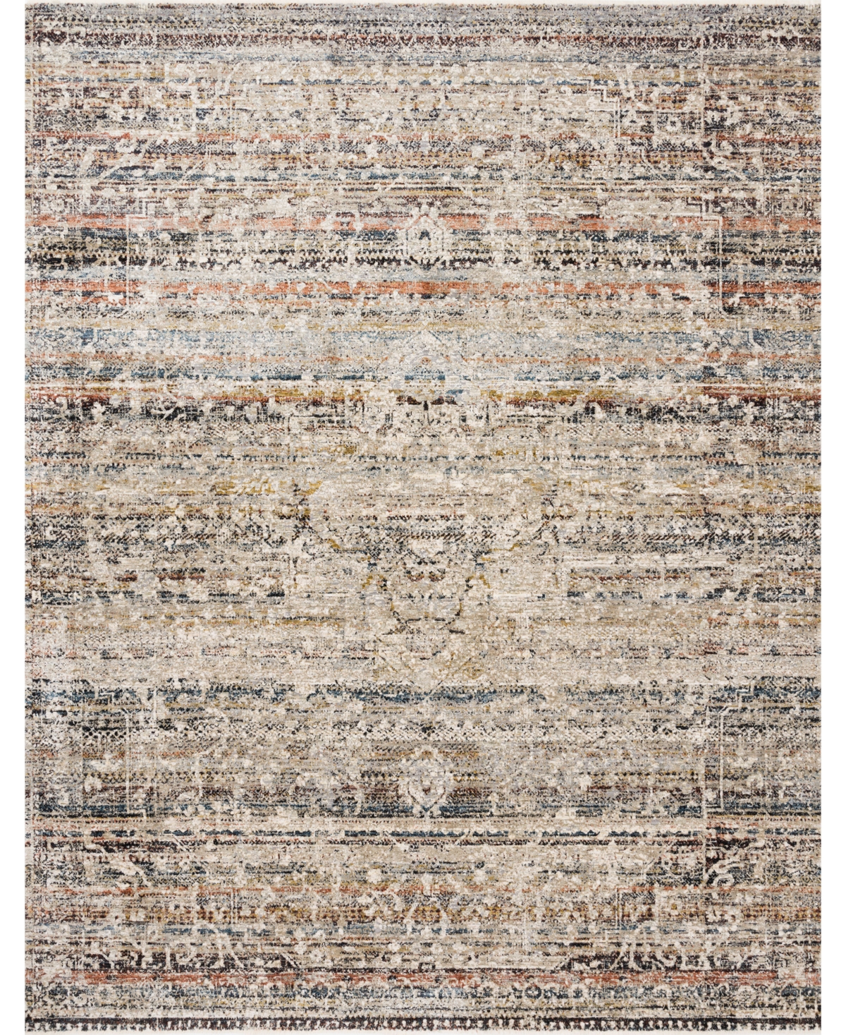 Spring Valley Home Theia The-03 6'7" X 9'6" Area Rug In Taupe