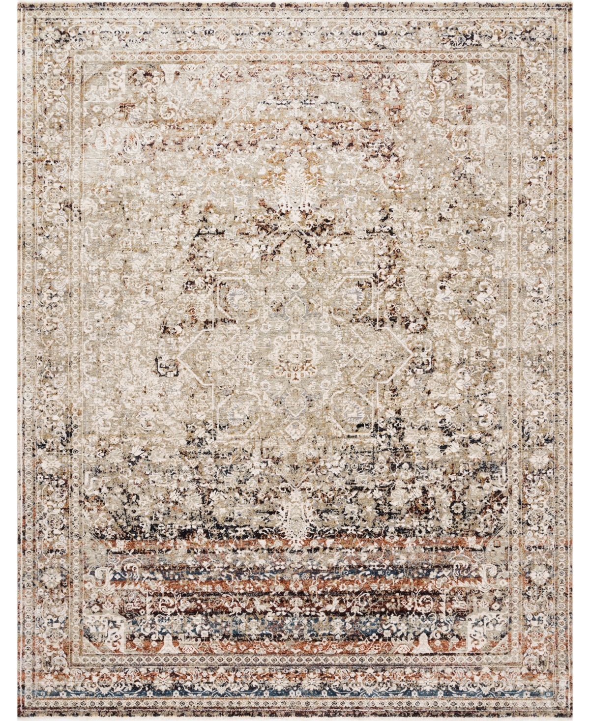 Loloi Theia The-05 5' x 8' Area Rug - Taupe