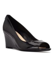 Nine west relaxxin peep sale toe wedges